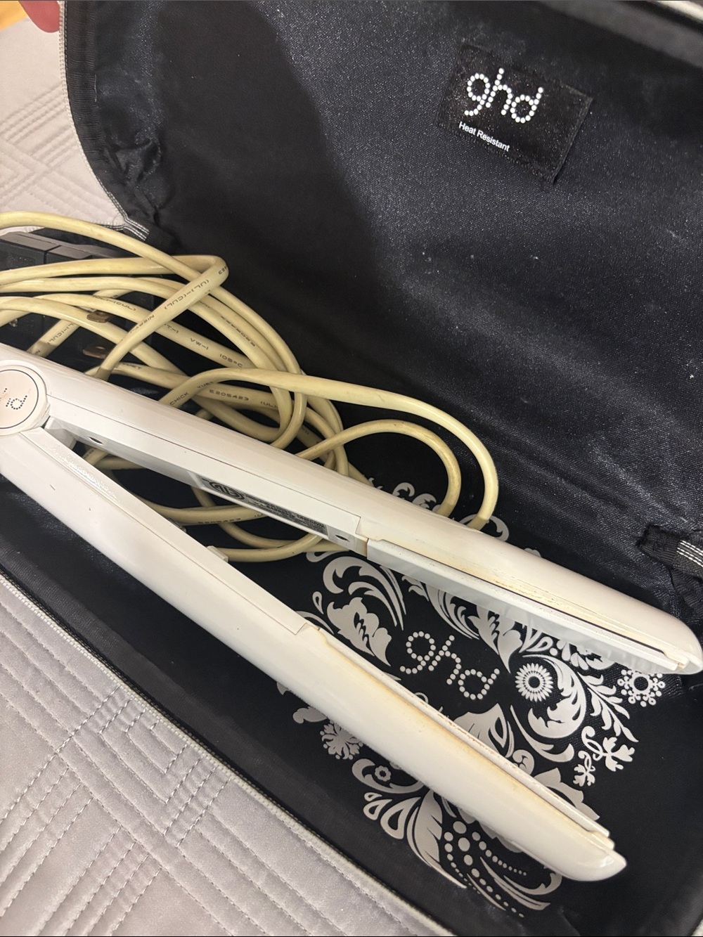 GHD straightener with original Hard Shell Case